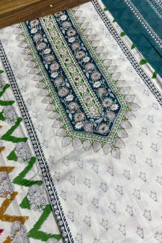 COTTON AARI EMBROIDERED COLLECTION | 5455