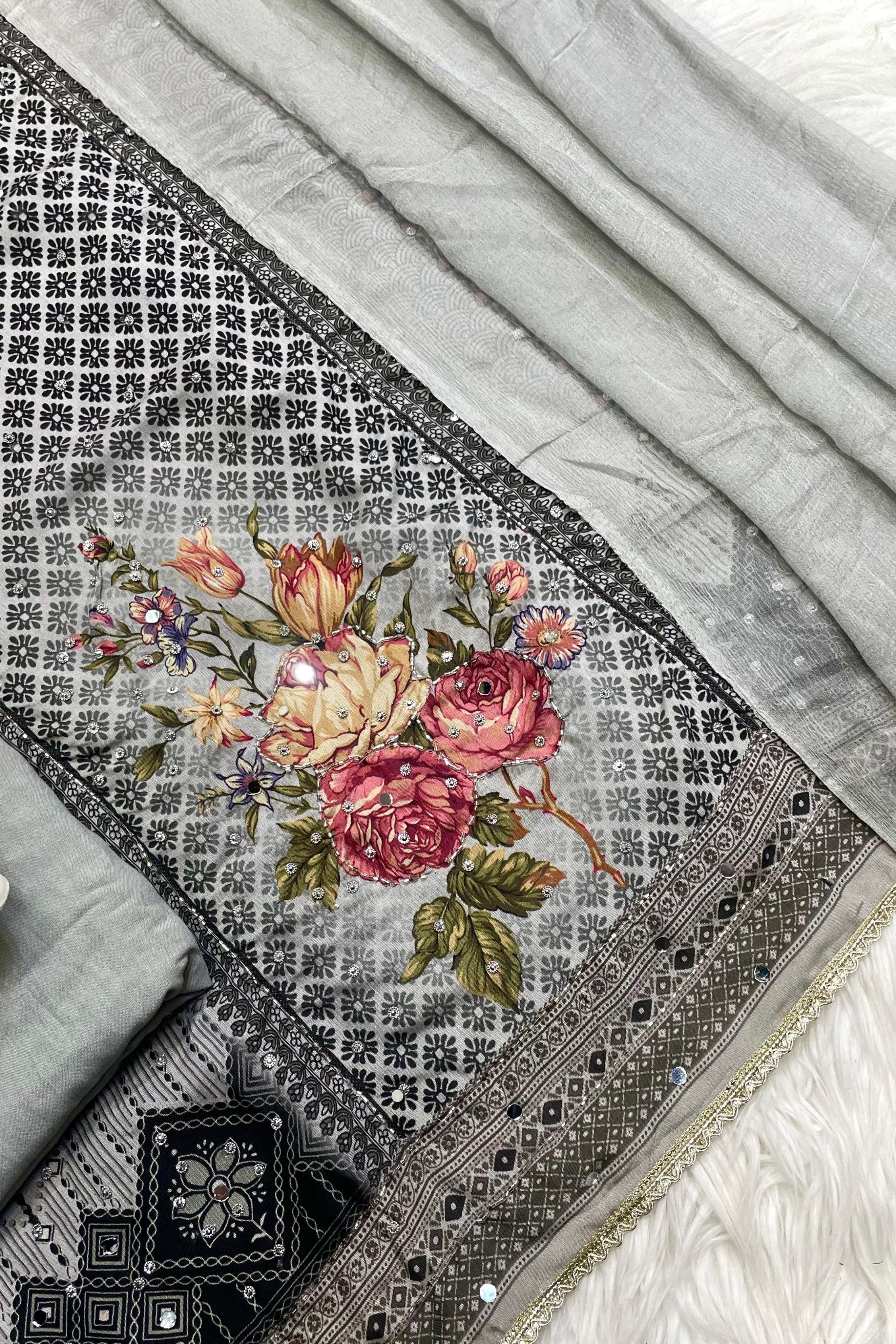 PREMIUM MUSLIN HANDWORK COLLECTION | P-001