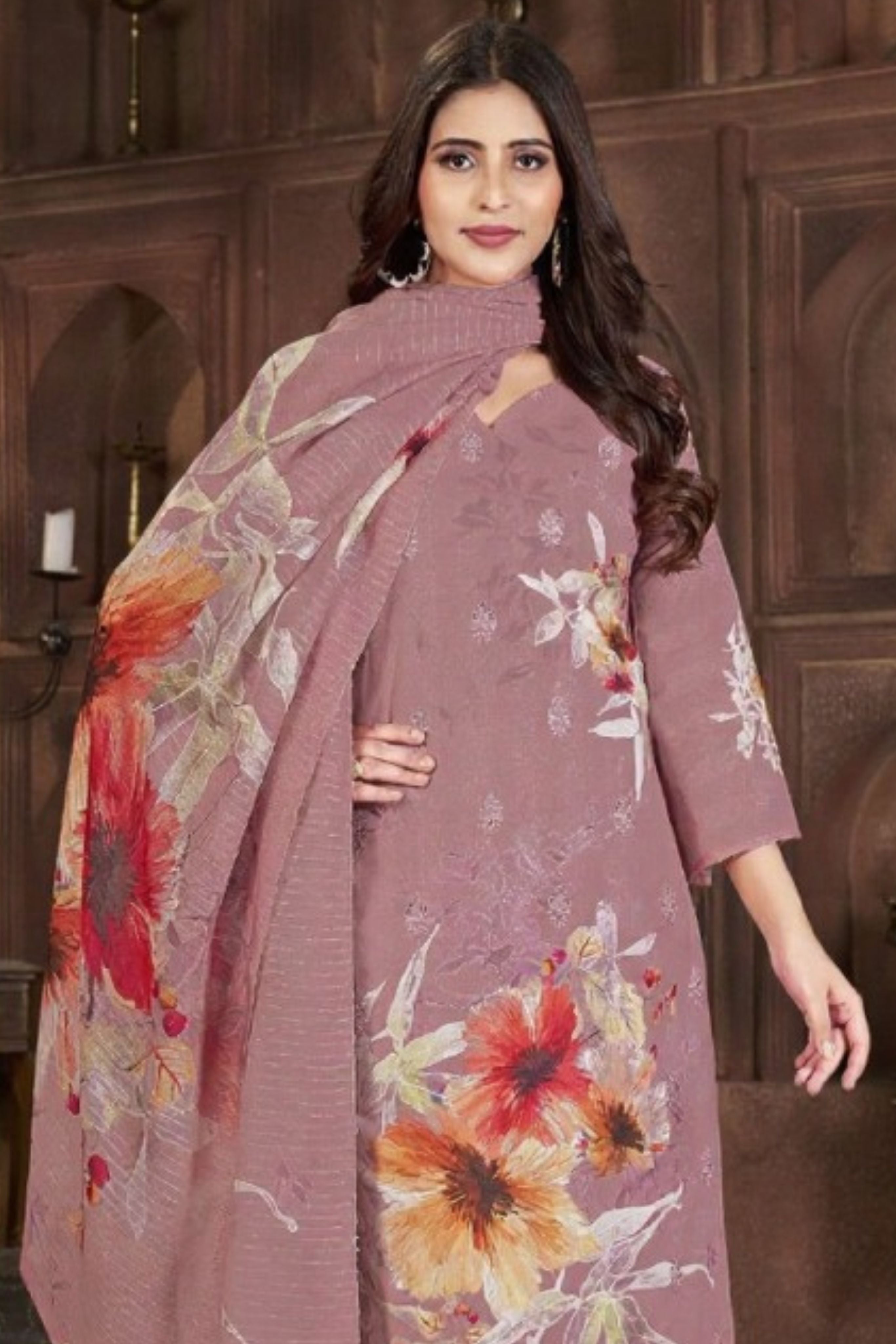 COTTON EMBROIDERED COLLECTION | 73280-D