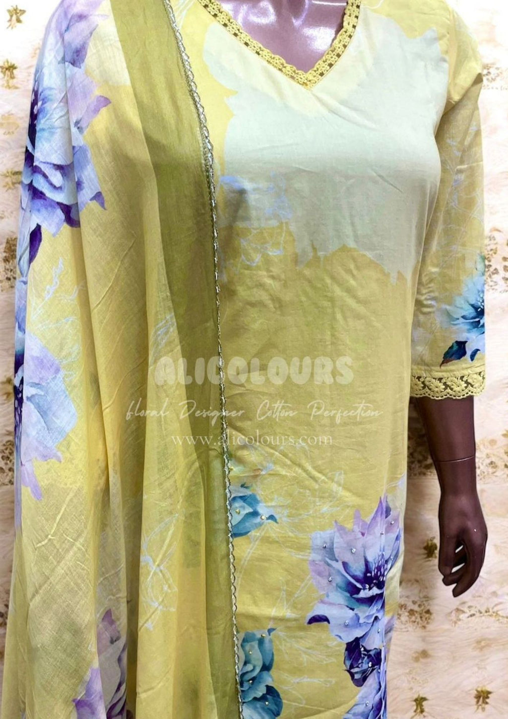 FLORAL COTTON STITCHED COLLECTION | 912