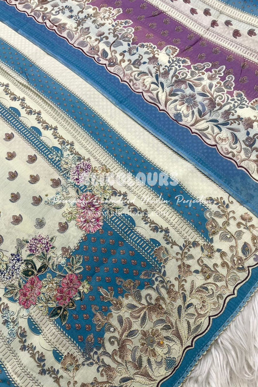 PREMIUM MUSLIN THREAD EMBROIDERED PERFECTION | 0986