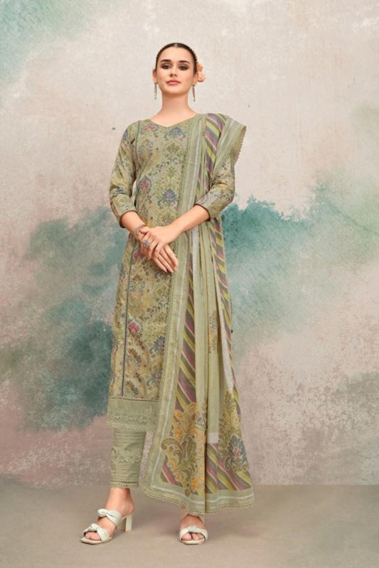 KHADI COTTON EMBROIDERED COLLECTION | 73216-B