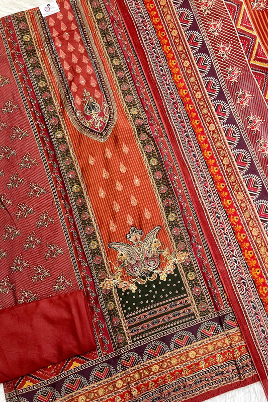 MUSLIN AARI EMBROIDERED COLLECTION | 704