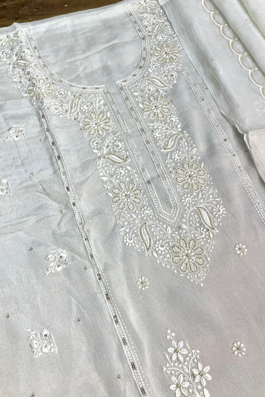 EMBROIDERED CHINON PERFECTION