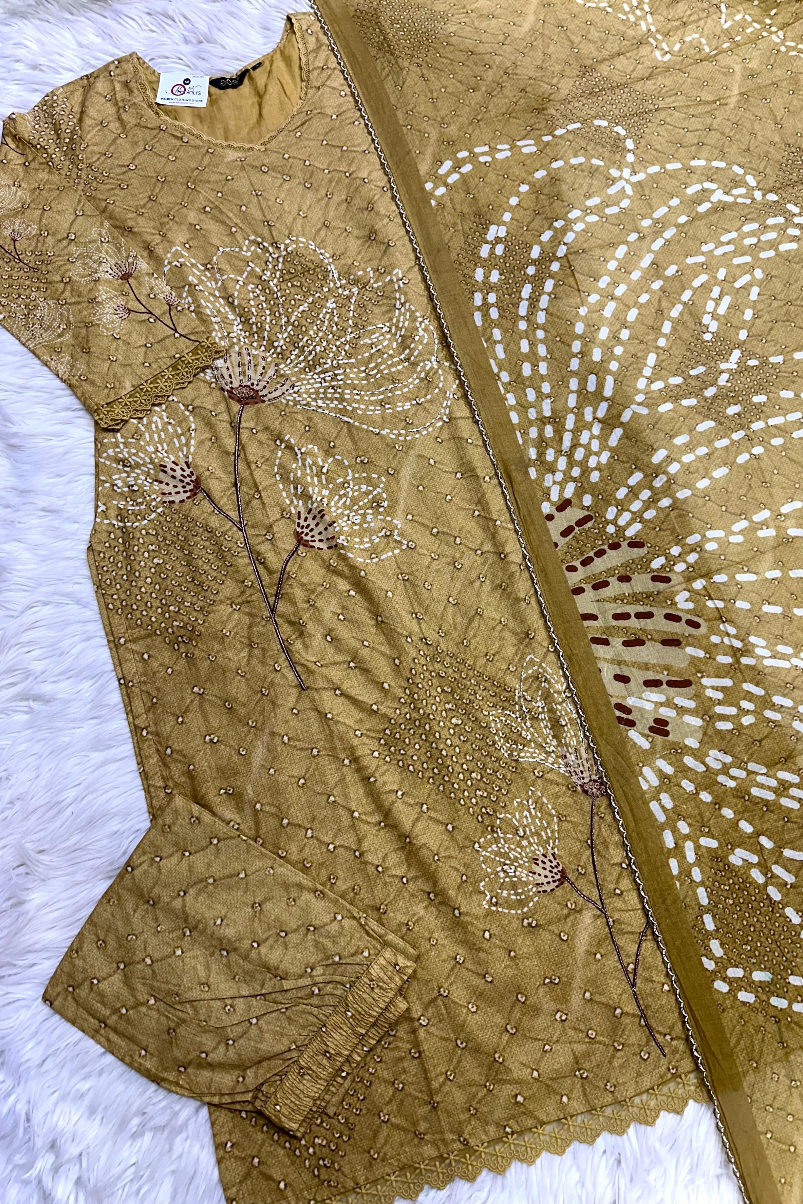 FLORAL COTTON STITCHED COLLECTION | 913