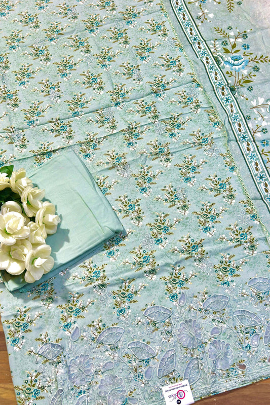 RAYON COTTON EMBROIDERED PERFECTION | 9988