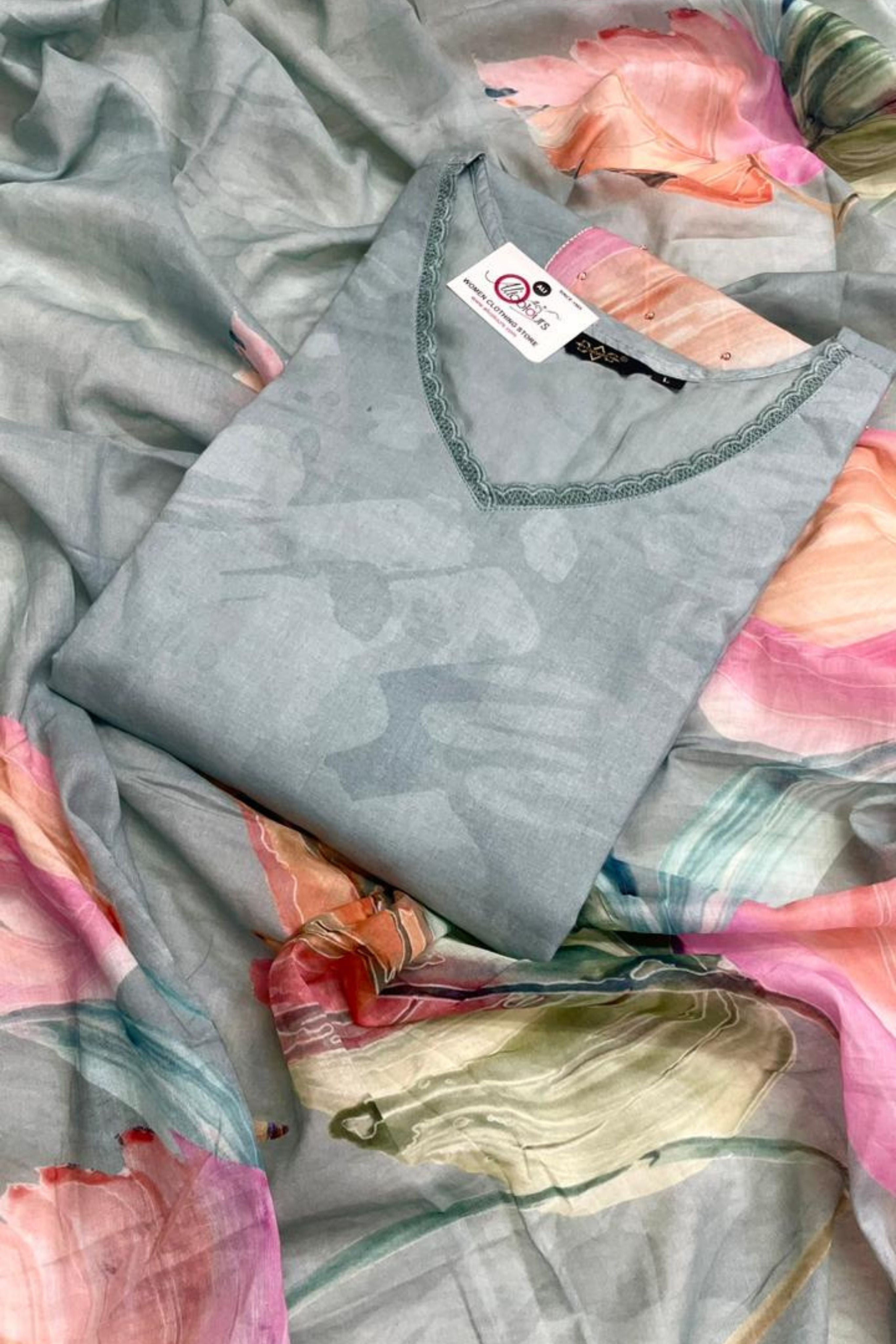 FLORAL COTTON STITCHED COLLECTION | 907