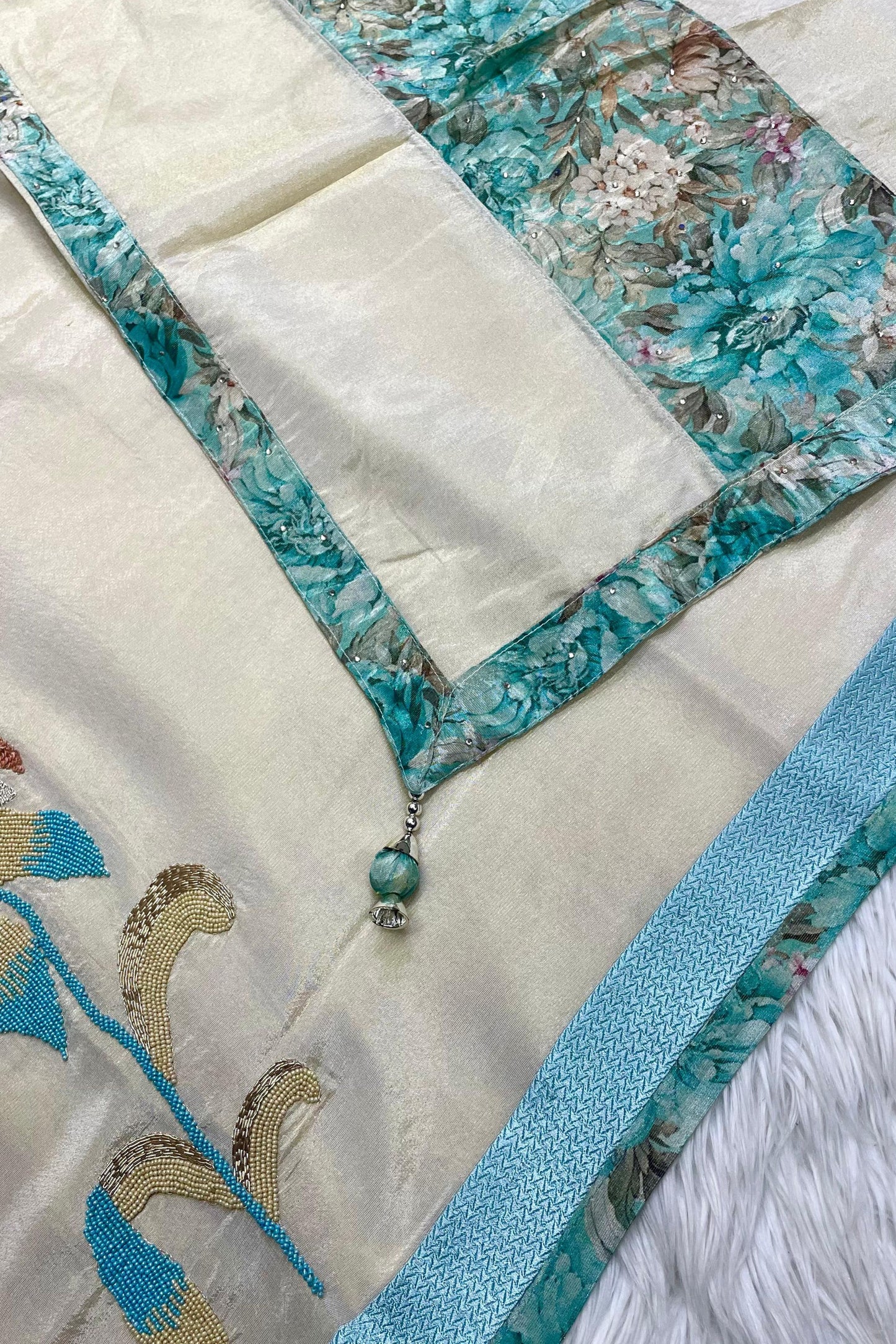 CRUSH ORGANZA HEAVY EMBROIDERED COLLECTION | 005