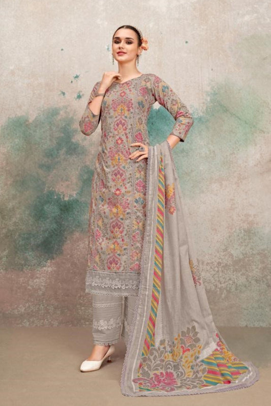 KHADI COTTON EMBROIDERED COLLECTION | 73216-D