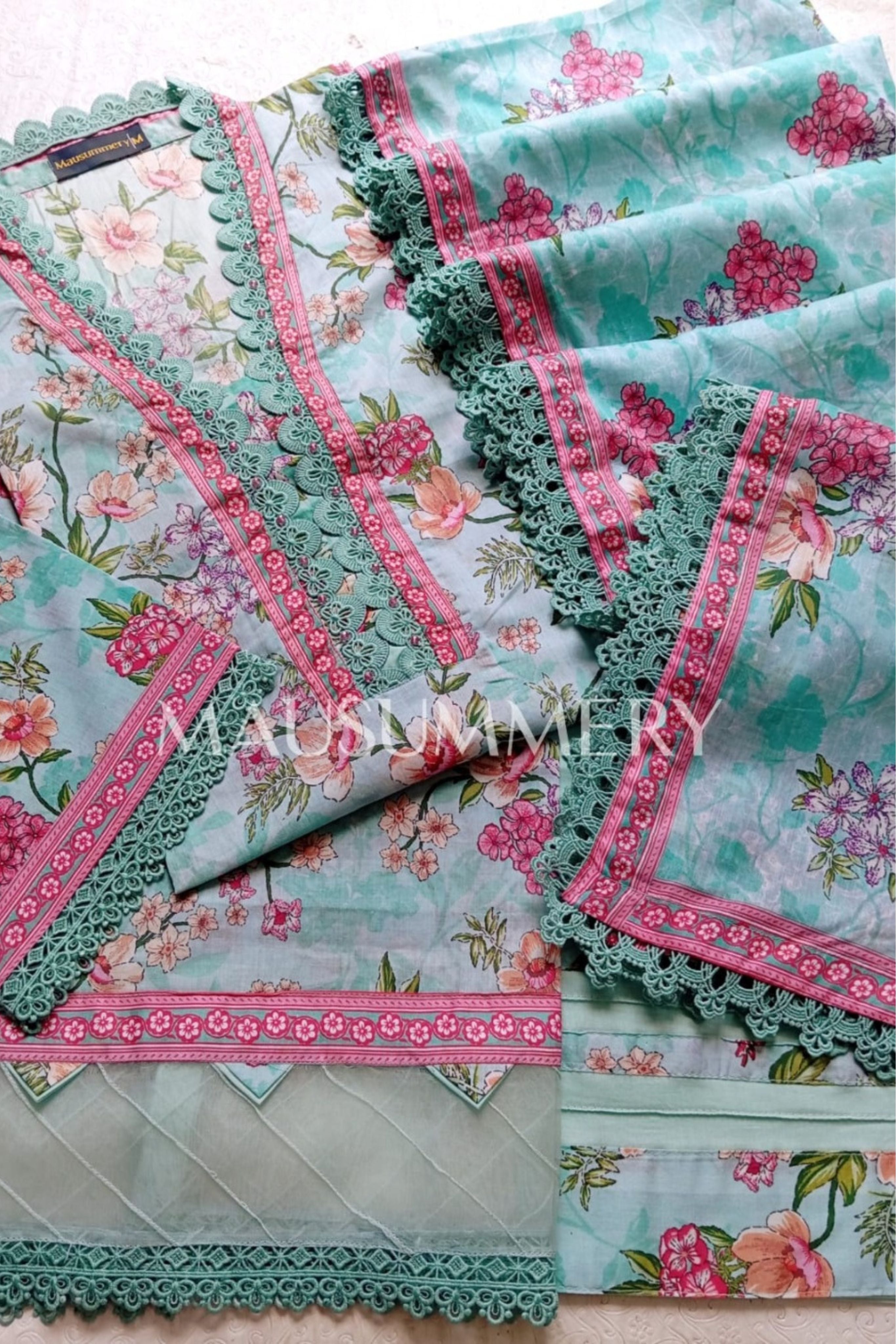 LUXURY 3 PIECE STITCHED LAWN DIGITAL PERFECTION