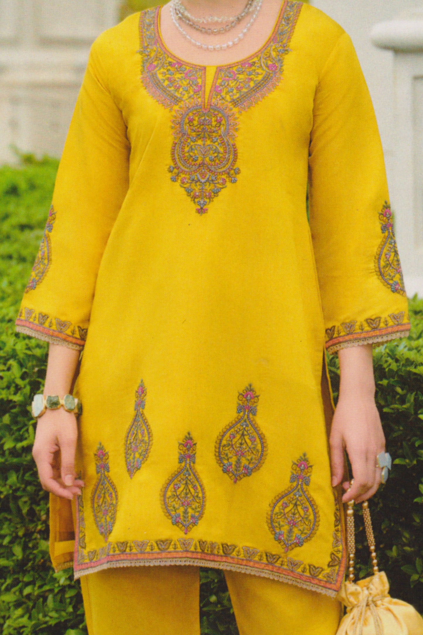 SILK EMBROIDERED CO-ORD SET COLLECTION | 004