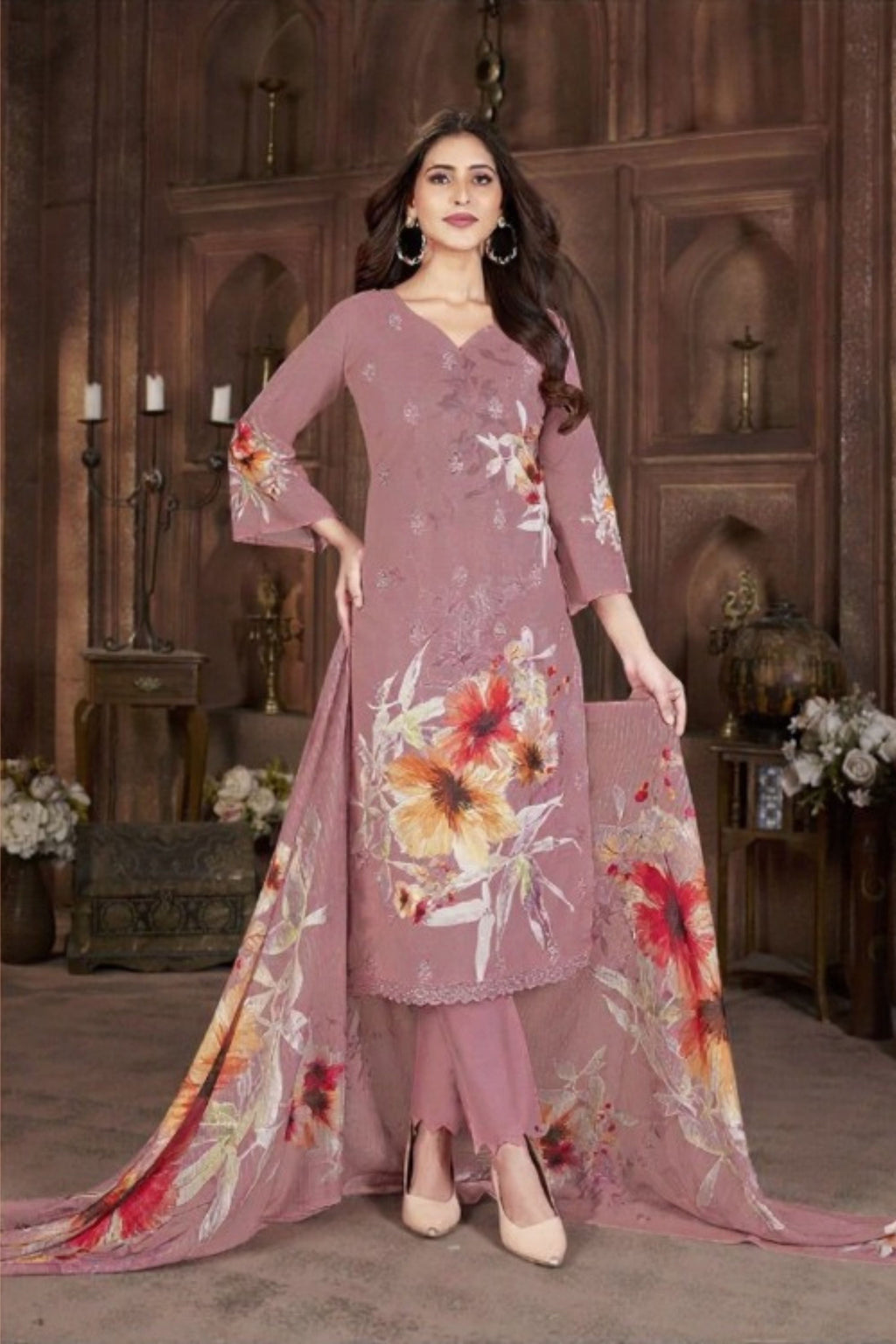 COTTON EMBROIDERED COLLECTION | 73280-D