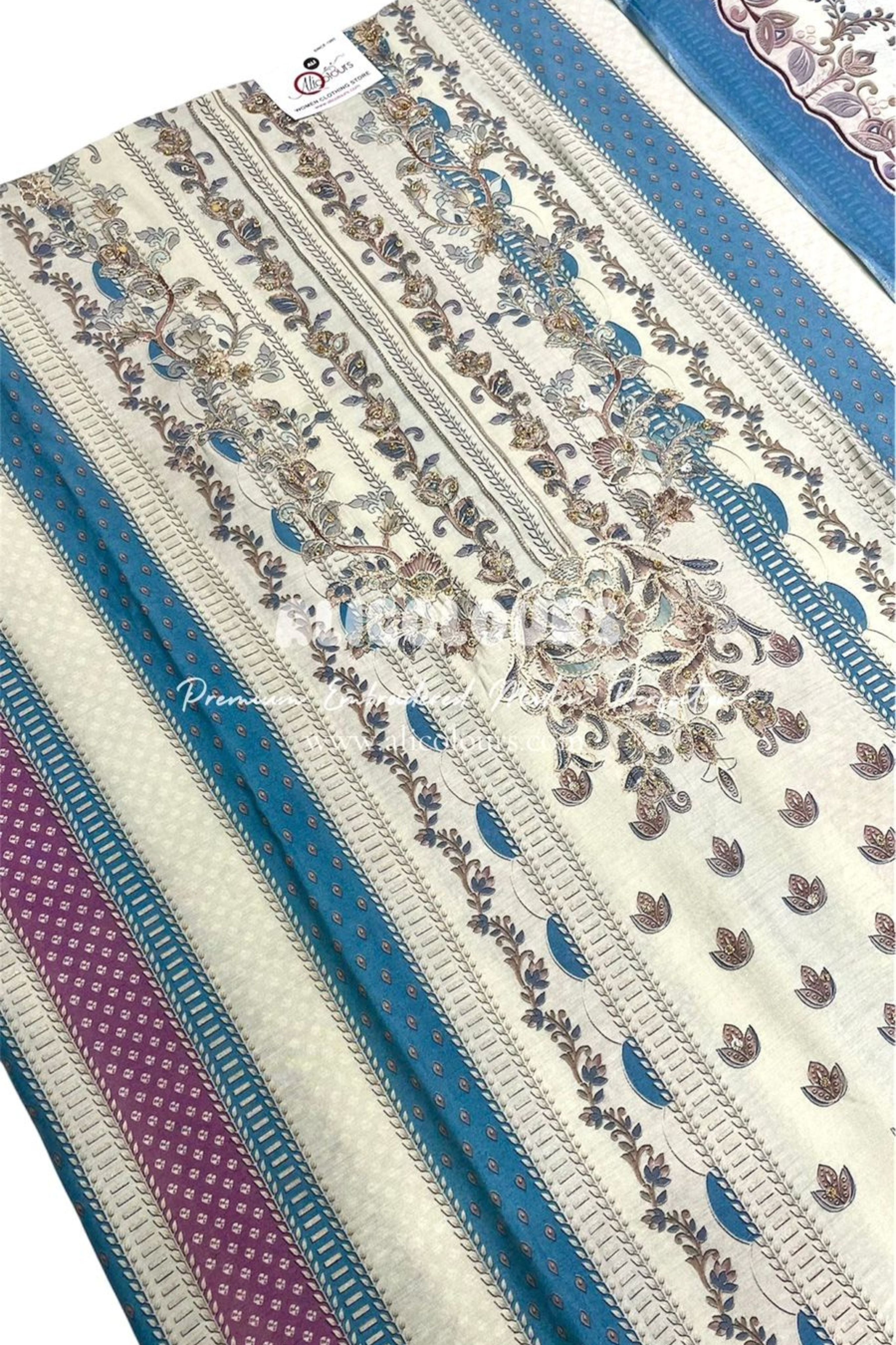 PREMIUM MUSLIN THREAD EMBROIDERED PERFECTION | 0986