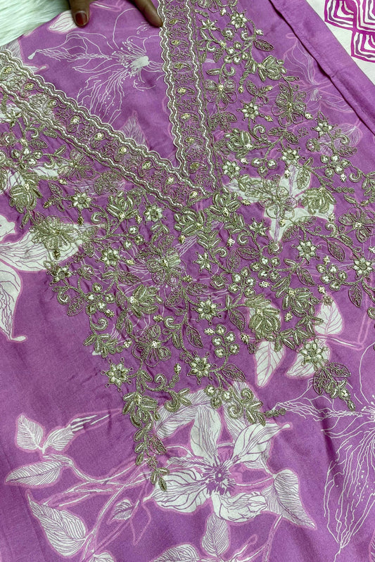 PURE MUSLIN AARI EMBROIDERED COLLECTION | 001