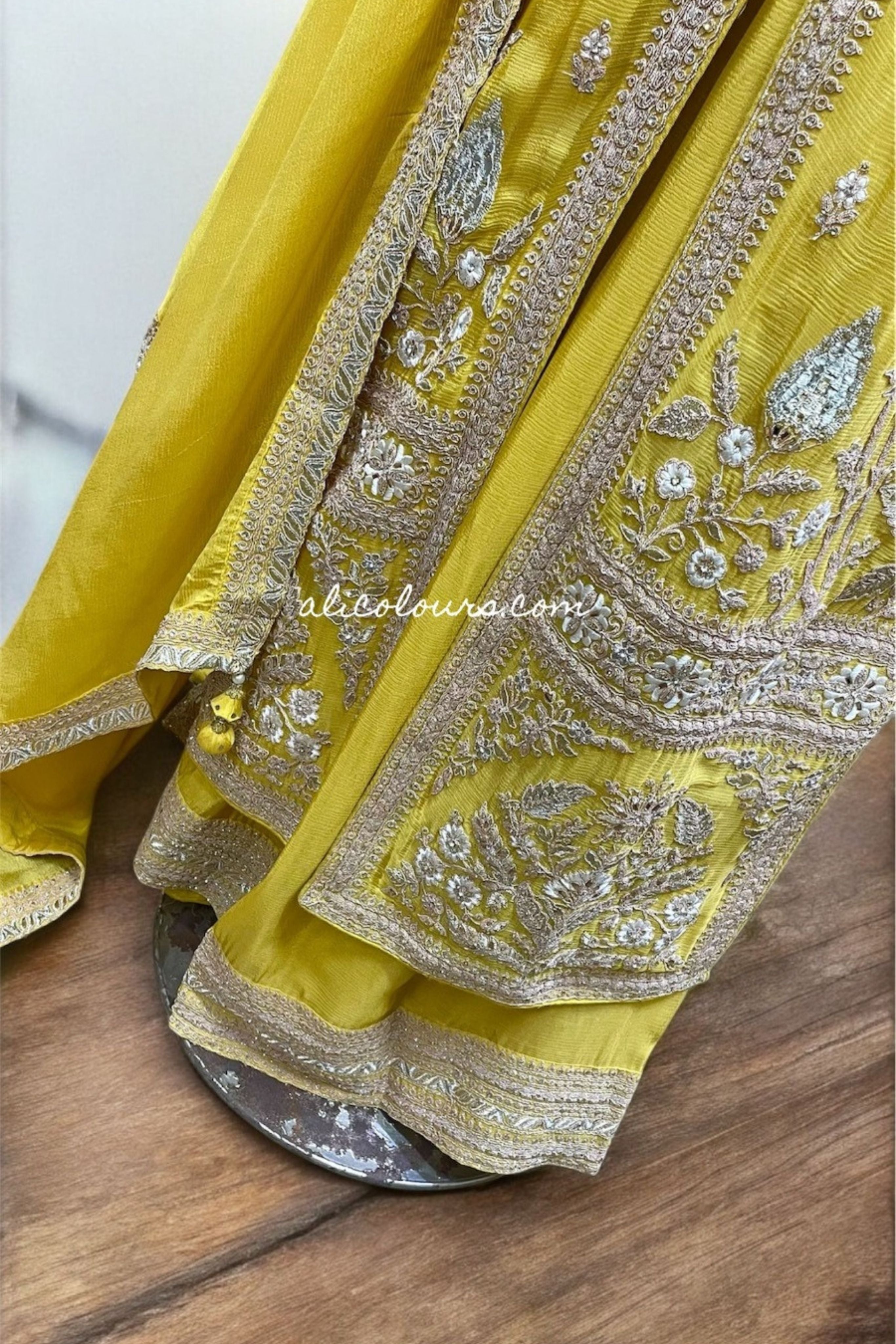 DESIGNERS LONG DRESS FLAPPER FULLY STITCHED DRESS