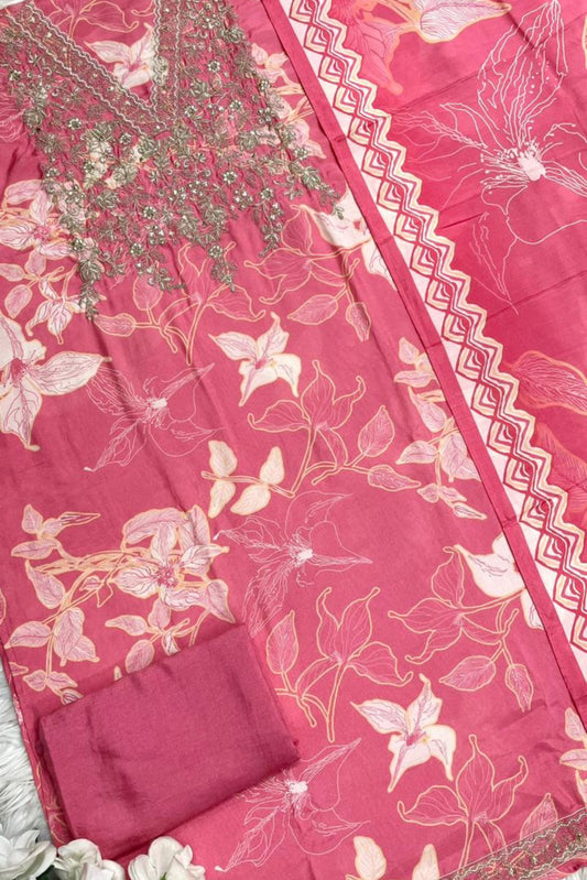 PURE MUSLIN AARI EMBROIDERED COLLECTION | 003