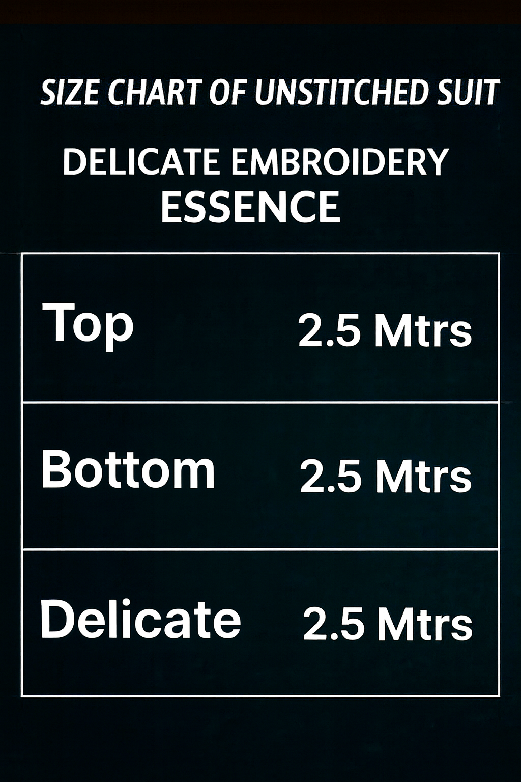 Delicate Embroidery Essence | 2002