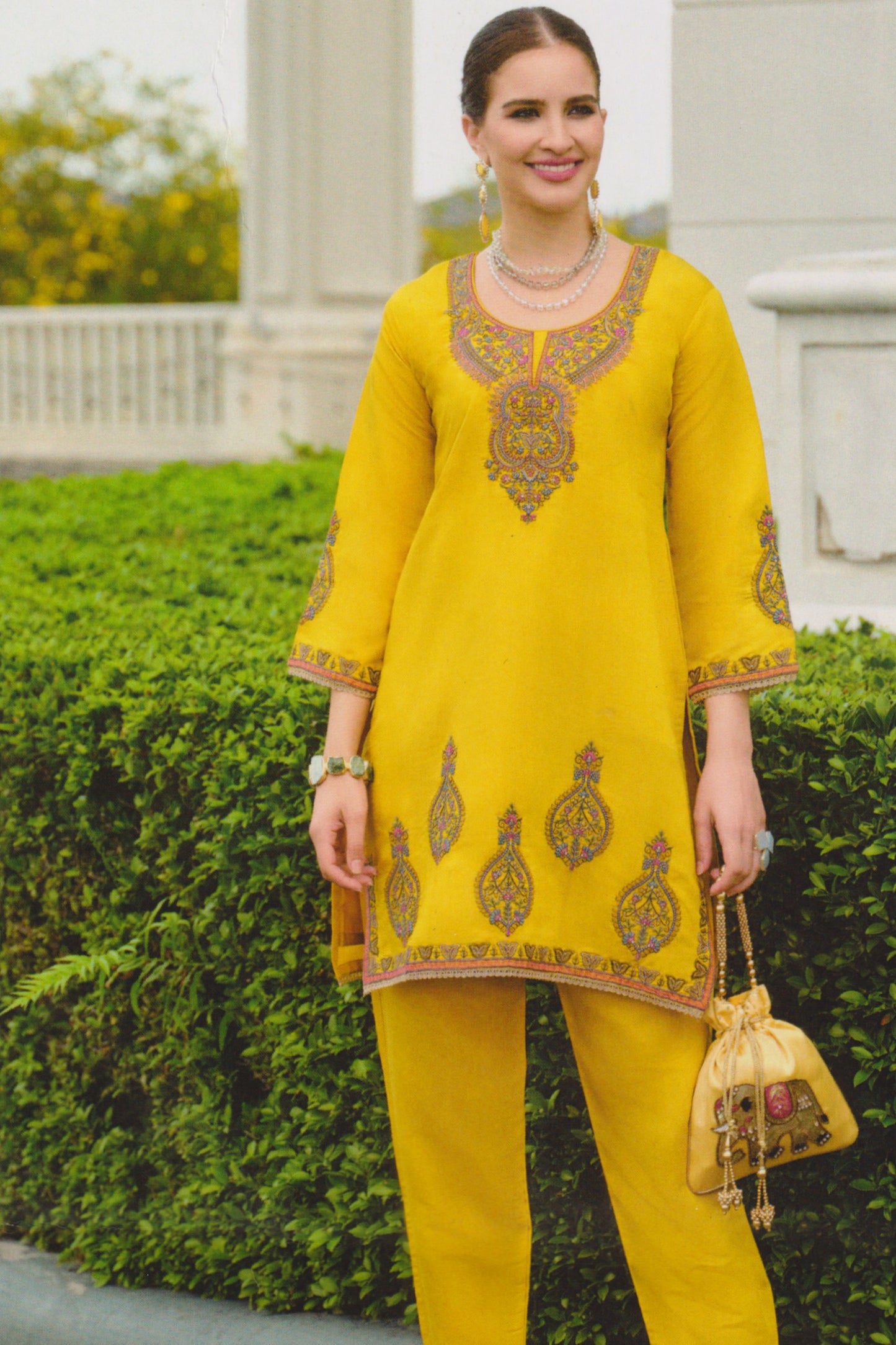 SILK EMBROIDERED CO-ORD SET COLLECTION | 004