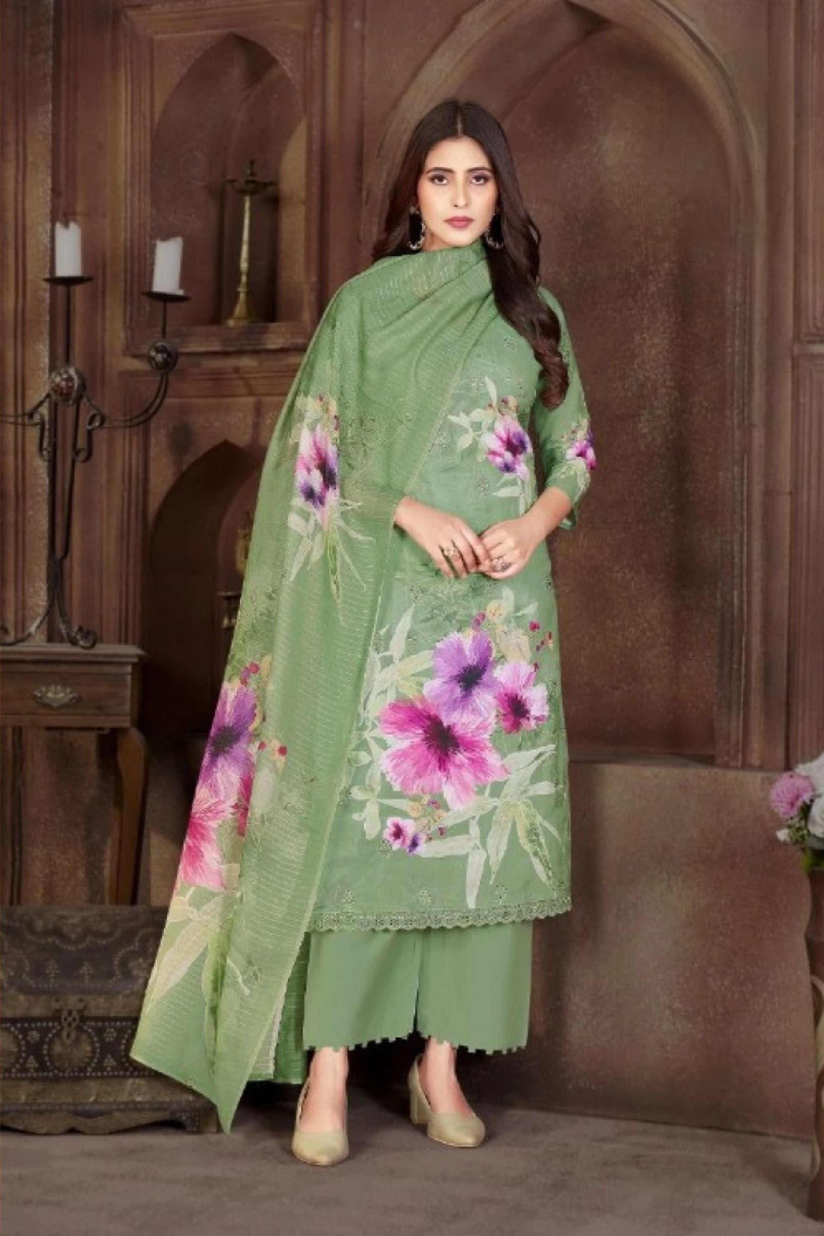COTTON EMBROIDERED COLLECTION | 73280-B