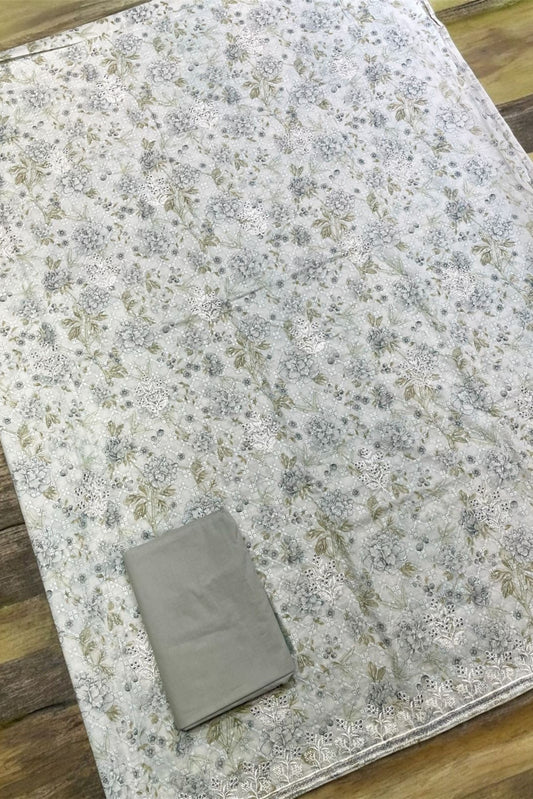 CHIKANKARI COTTON EMBROIDERED COLLECTION | 1004