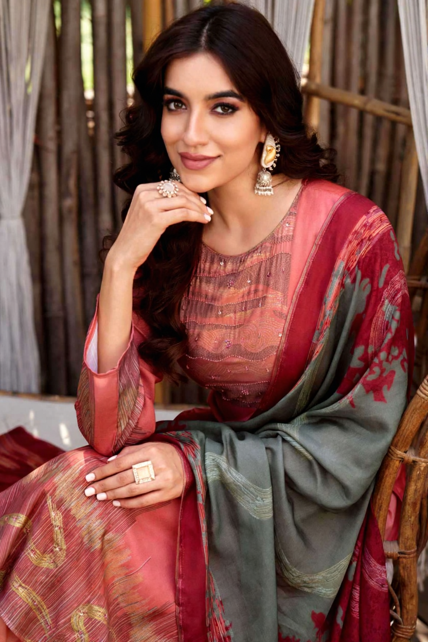 Muslin Graceful Designer Edit