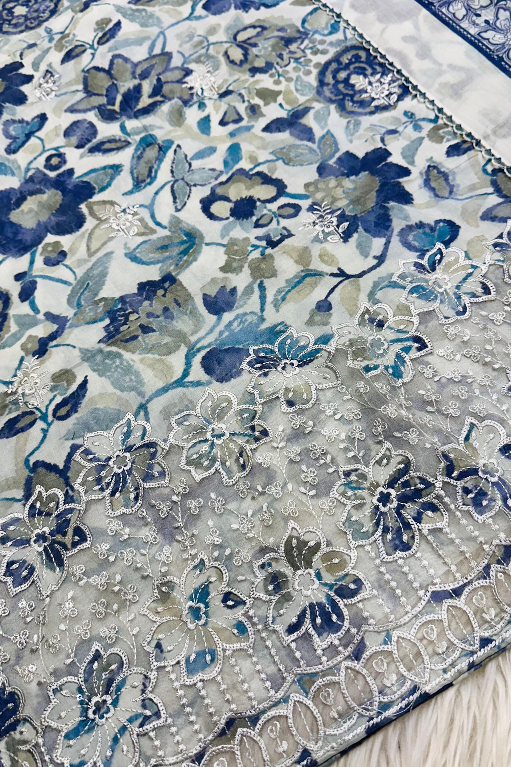 COLOURFUL PURE CAMBRIC LAWN EMBROIDERED COLLECTION | A-1921