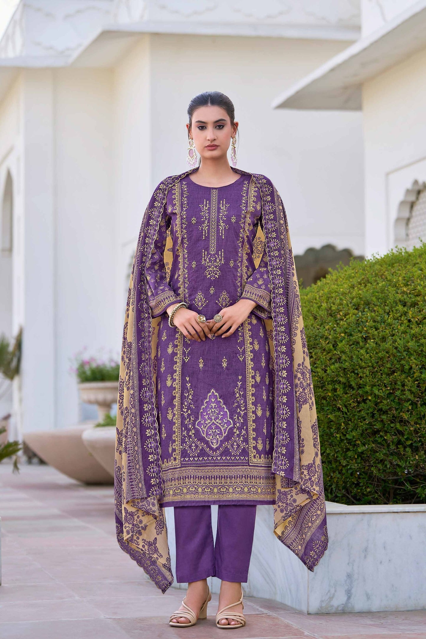 HEAVY EMBROIDERED COTTON PERFECTION | 834-002