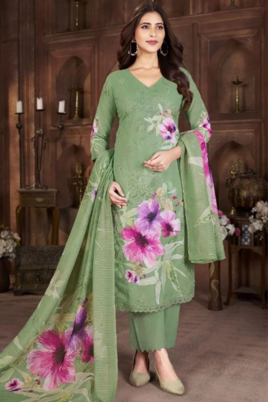 COTTON EMBROIDERED COLLECTION | 73280-B