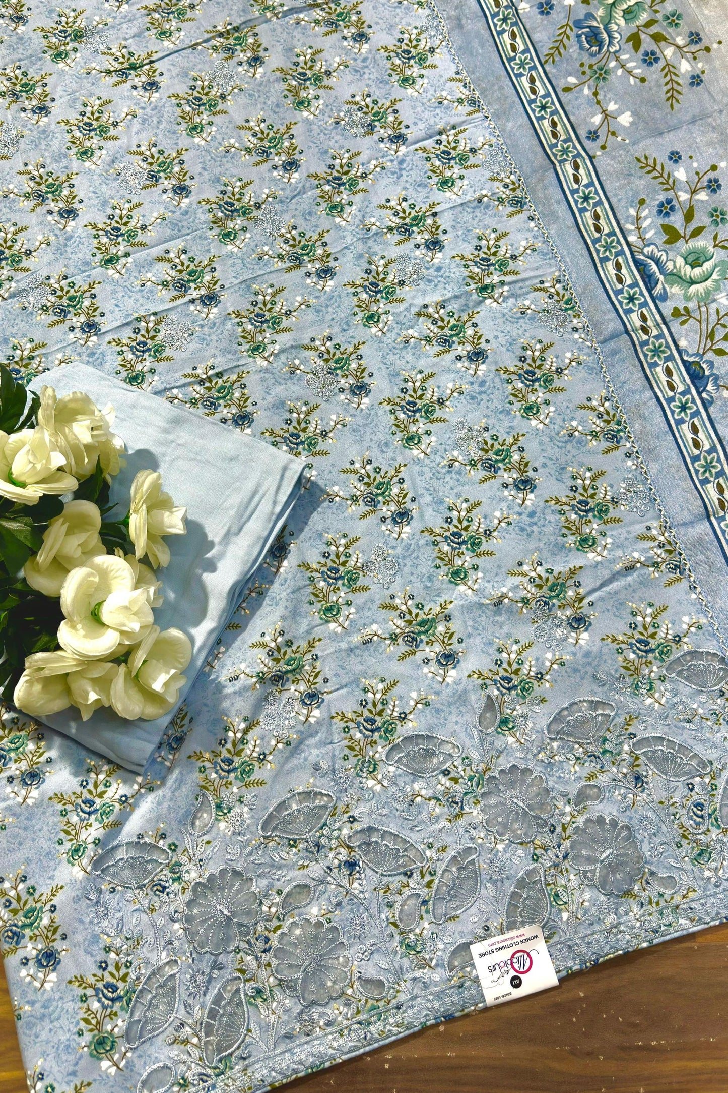 RAYON COTTON EMBROIDERED PERFECTION | 9985