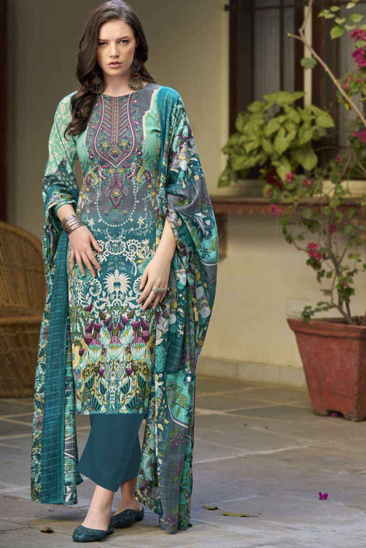 VISCOSE RAYON EMBROIDERED COLLECTION | 5002