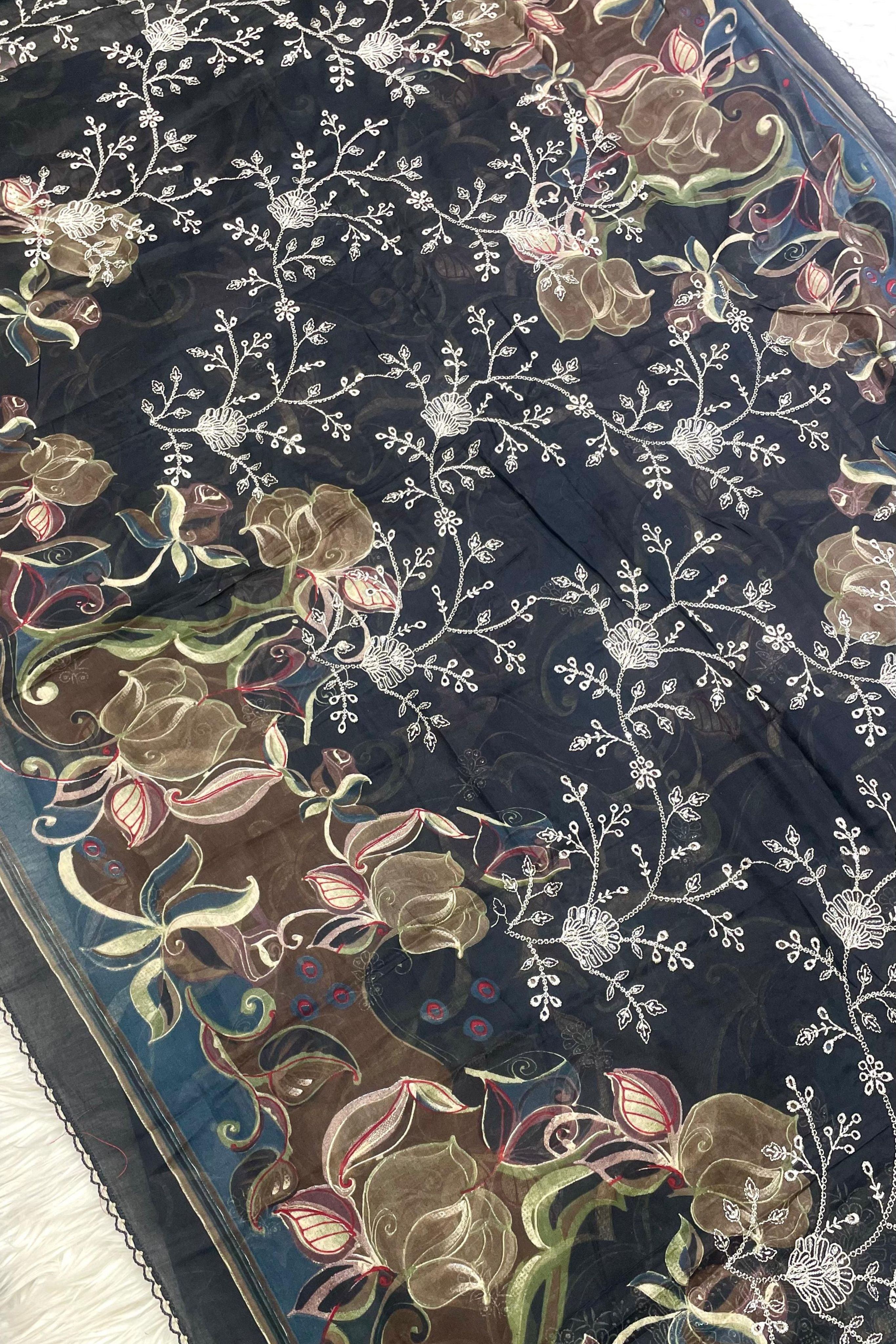 CAMBRIC LAWN CUTWORK EMBROIDERED PERFECTION | 0075