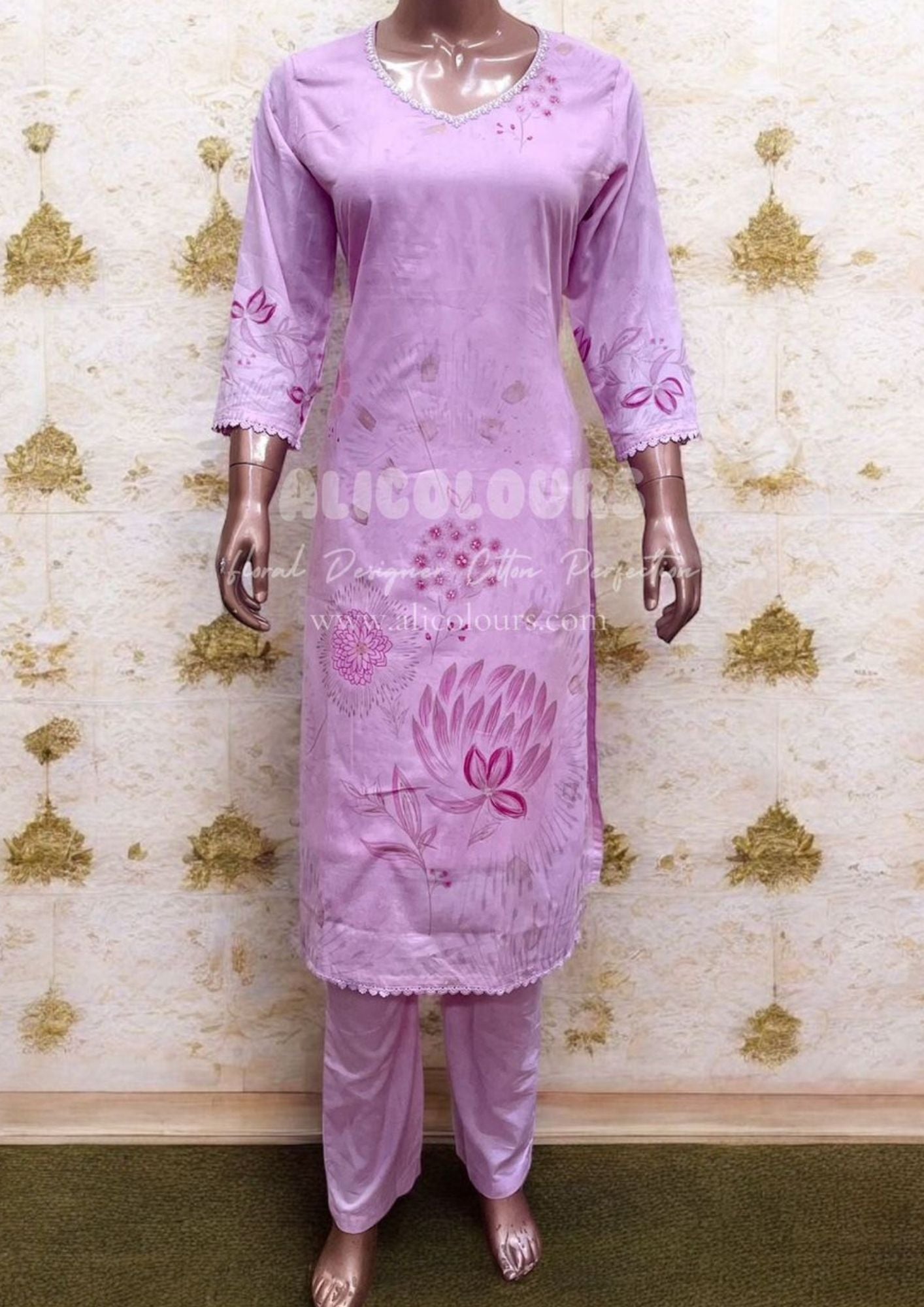 FLORAL COTTON STITCHED COLLECTION | 923