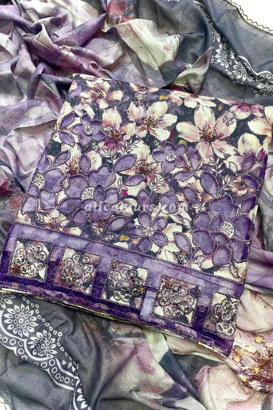 COTTON LAWN EMBROIDERED PERFECTION | 134-C