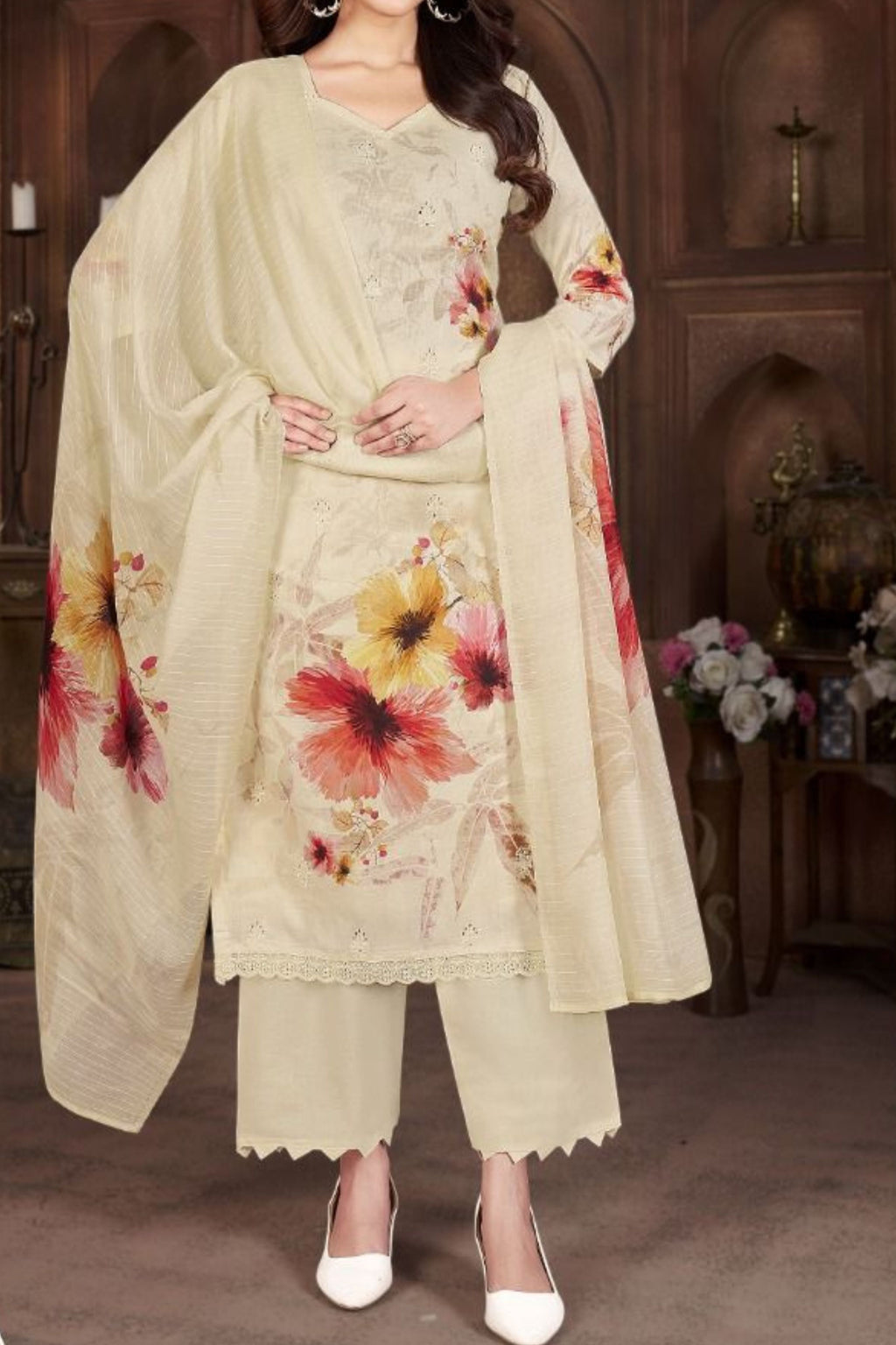 COTTON EMBROIDERED COLLECTION | 73280-A