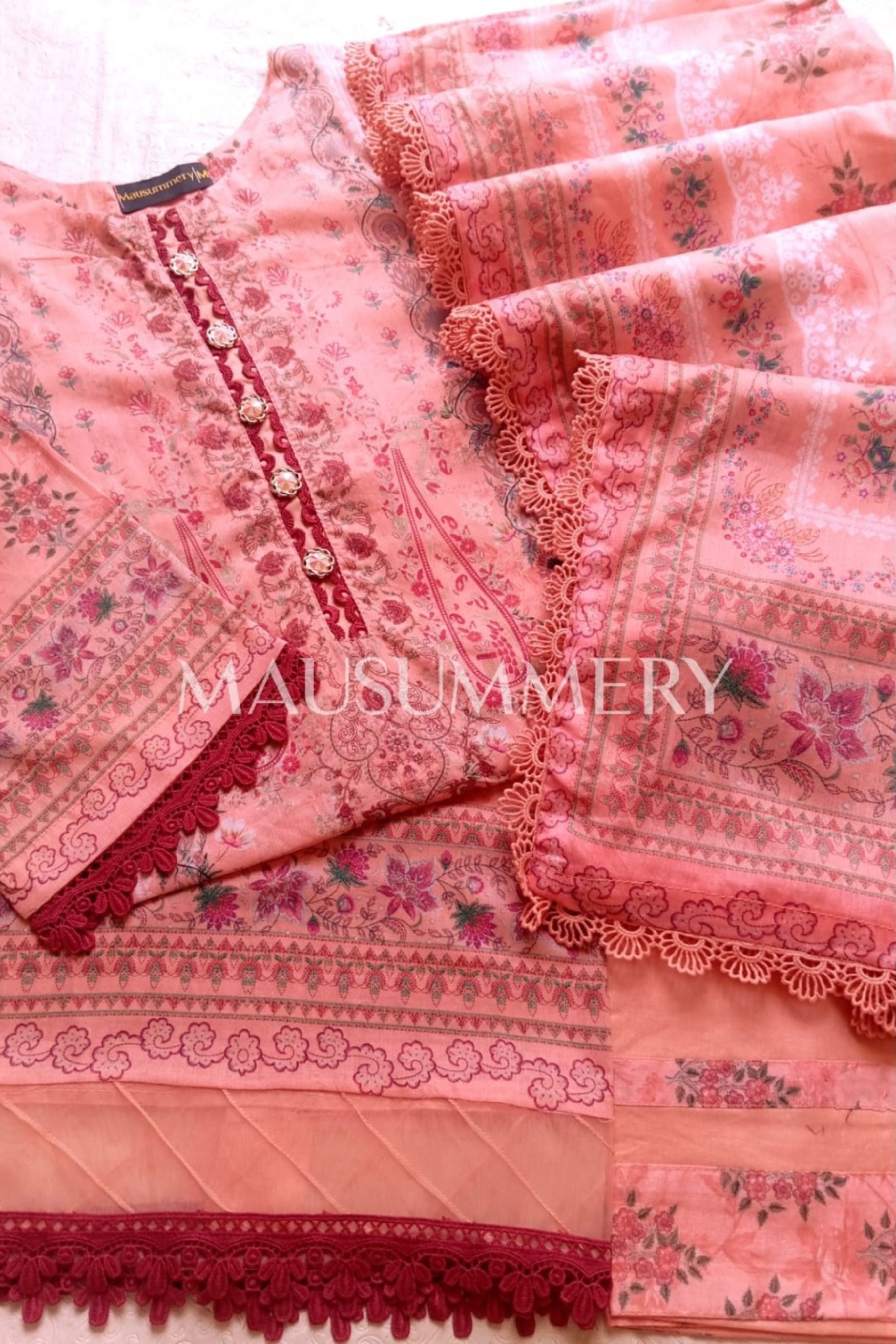 LUXURY 3 PIECE STITCHED LAWN DIGITAL PERFECTION