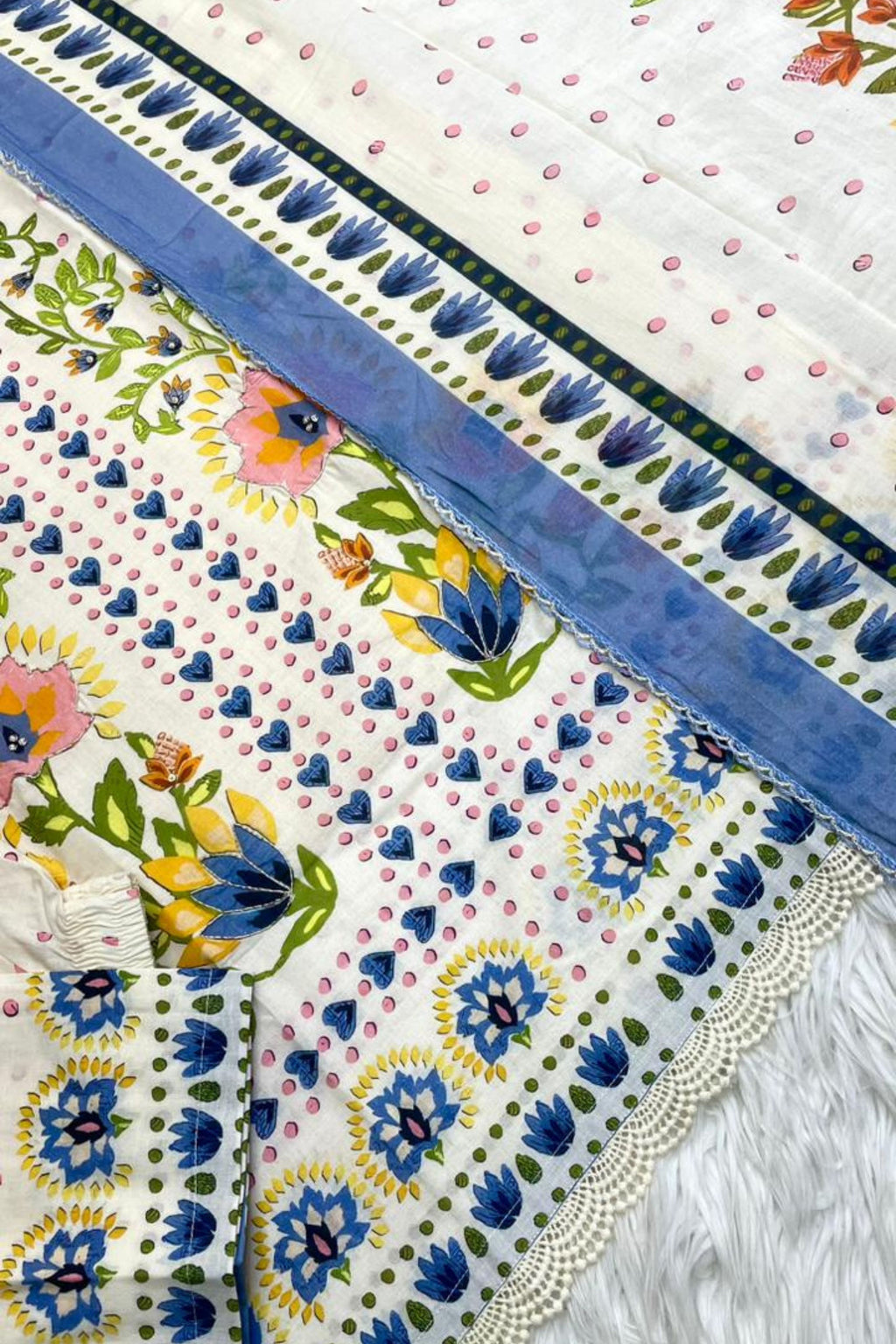 FLORAL COTTON STITCHED COLLECTION | 908