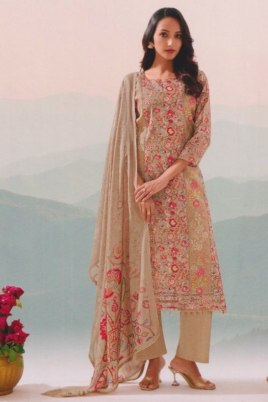 KHADI COTTON EMBROIDERED COLLECTION | 73306-D