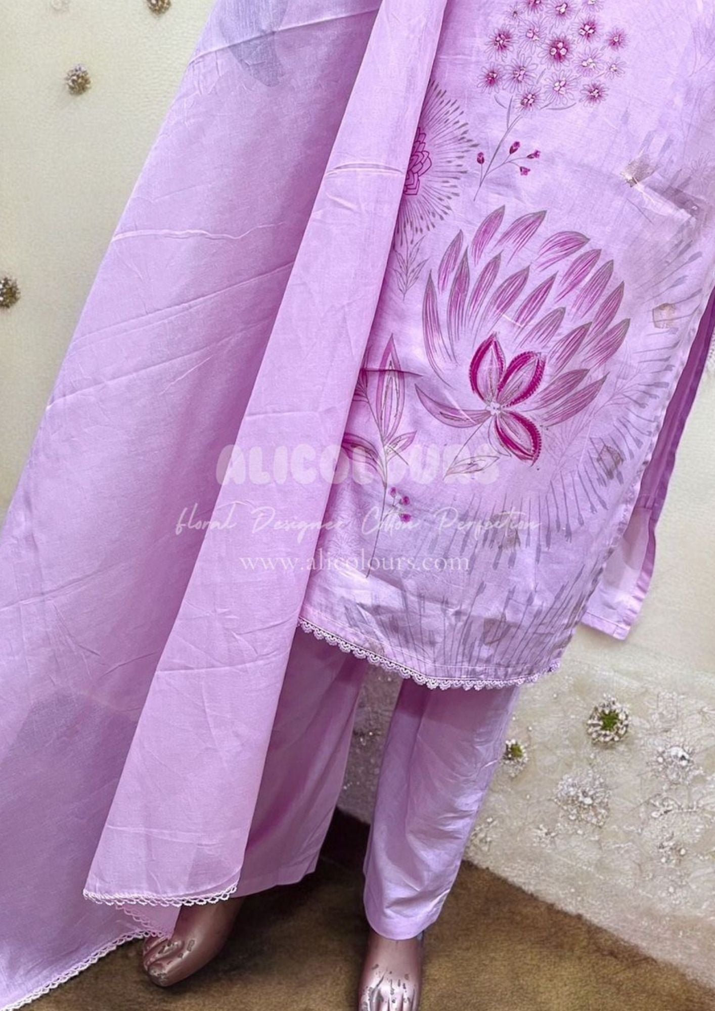 FLORAL COTTON STITCHED COLLECTION | 923