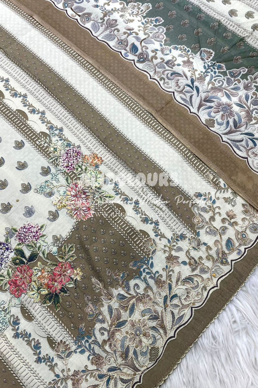 PREMIUM MUSLIN THREAD EMBROIDERED PERFECTION | 0989