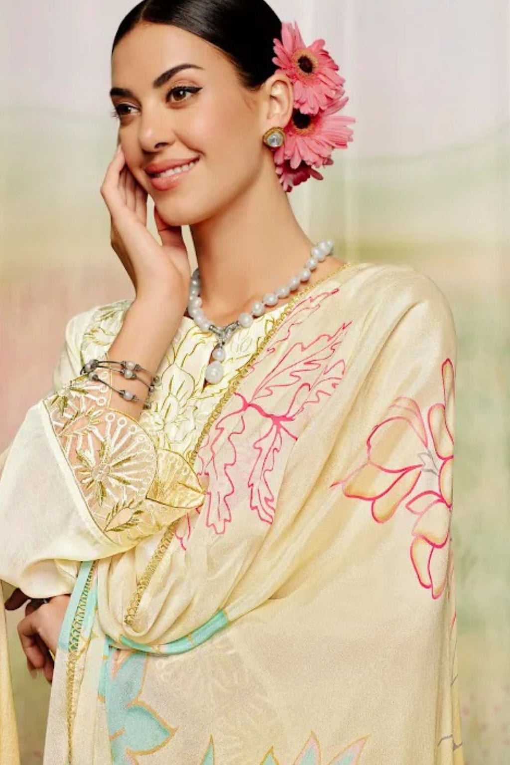 MARIYAM HEER PURE MUSLIN PAKISTANI COLLECTION | 9614
