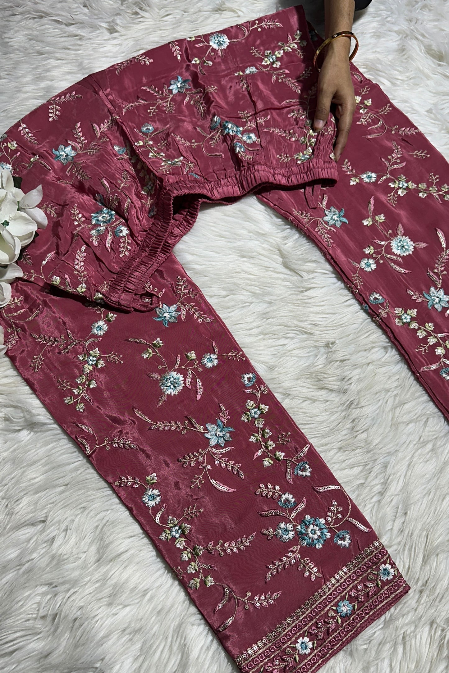 ROYAL PINK CHINON CO-ORDS SET COLLECTION
