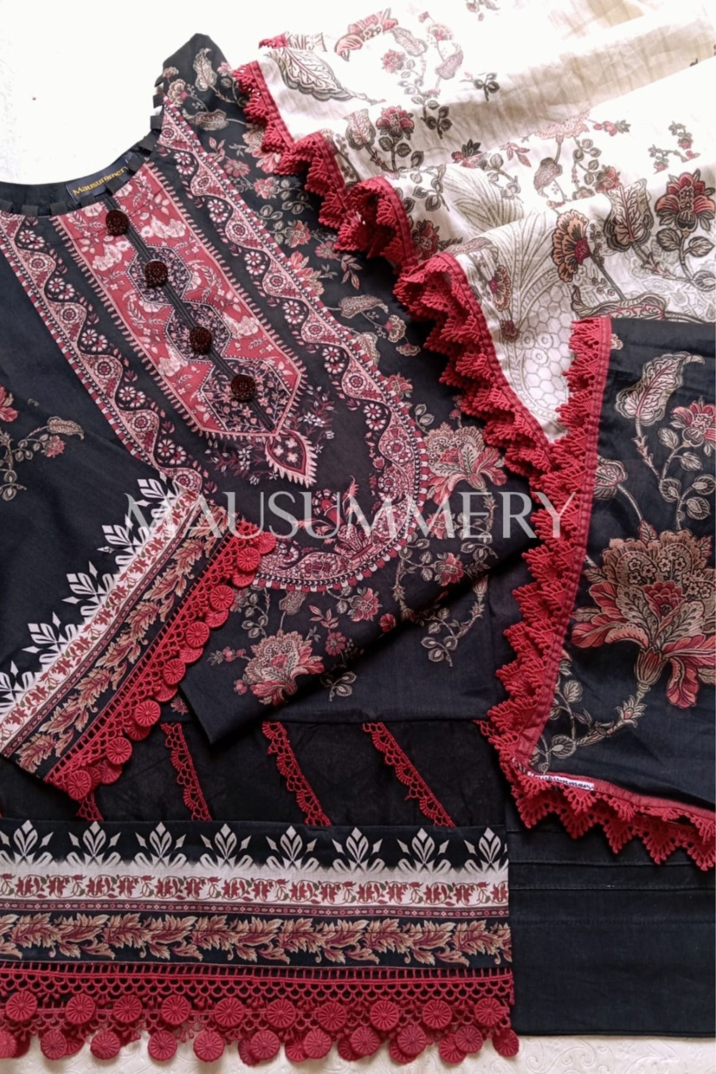 LUXURY 3 PIECE STITCHED LAWN DIGITAL PERFECTION