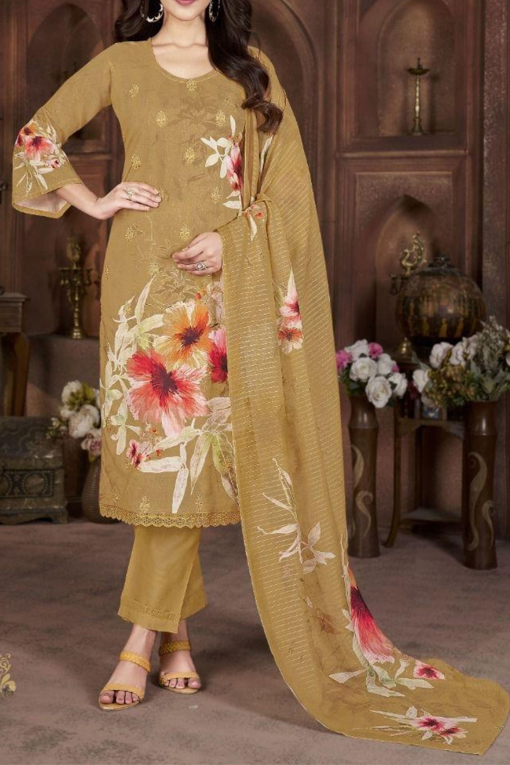 COTTON EMBROIDERED COLLECTION | 73280-C