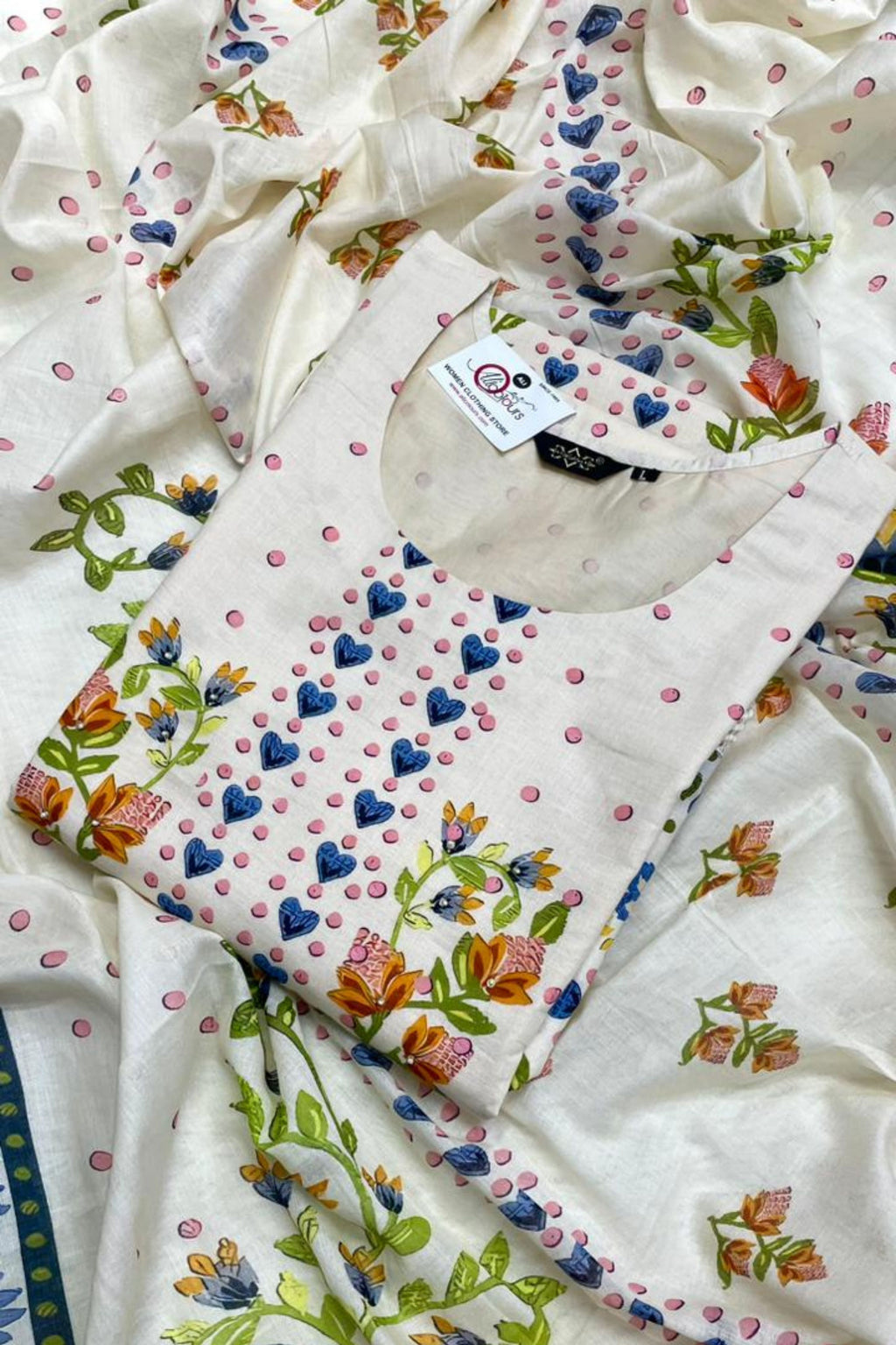 FLORAL COTTON STITCHED COLLECTION | 908