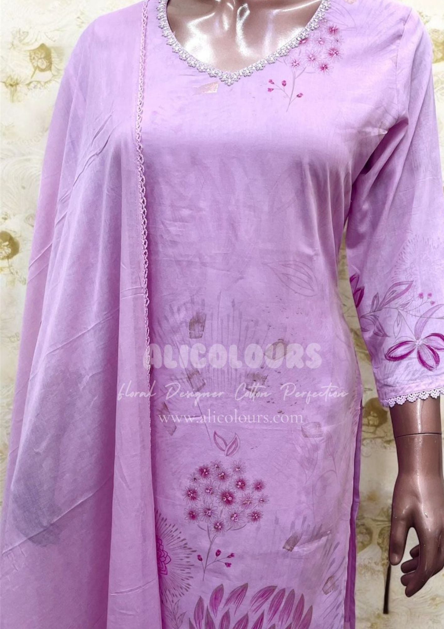 FLORAL COTTON STITCHED COLLECTION | 923