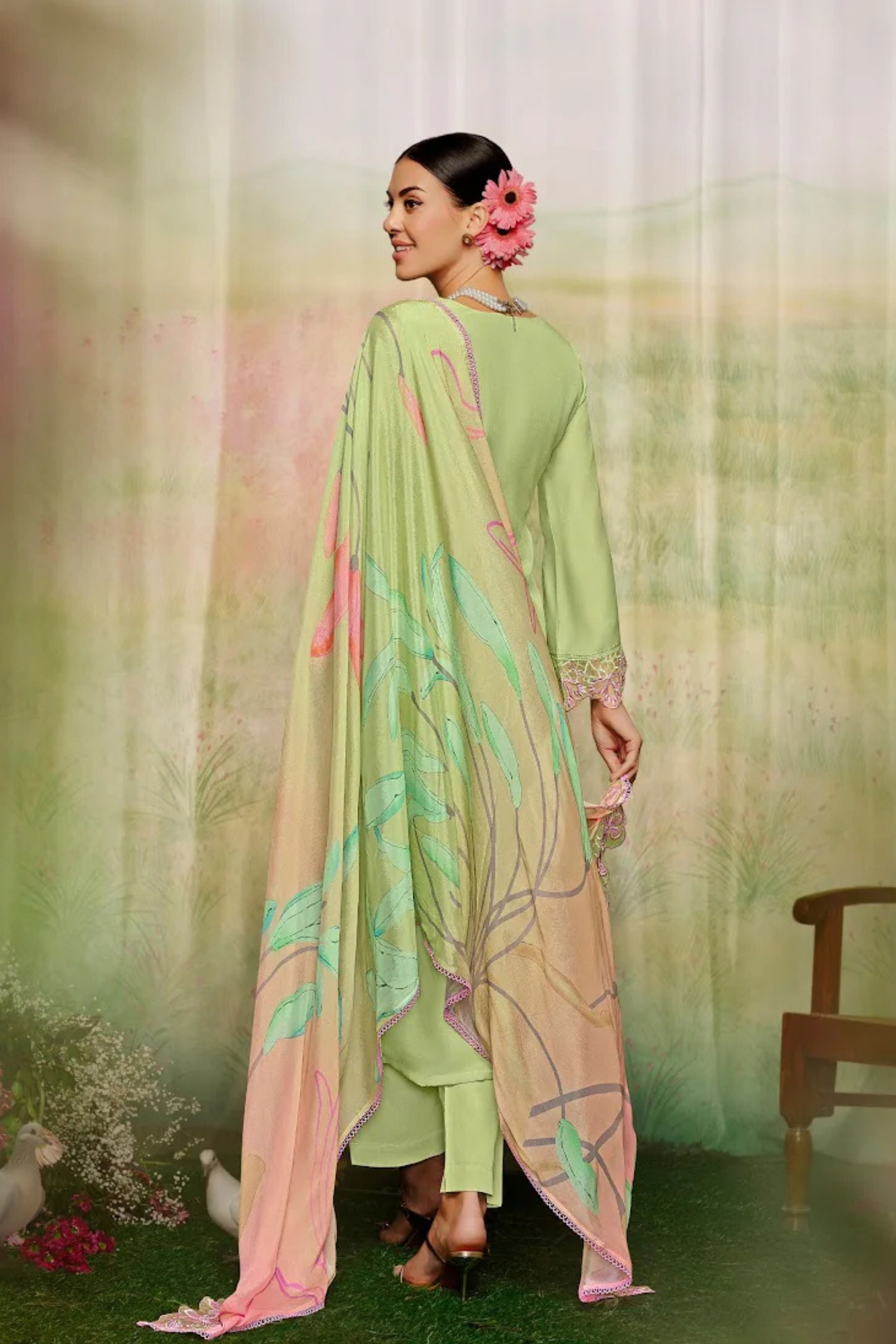 MARIYAM HEER PURE MUSLIN PAKISTANI COLLECTION | 9616