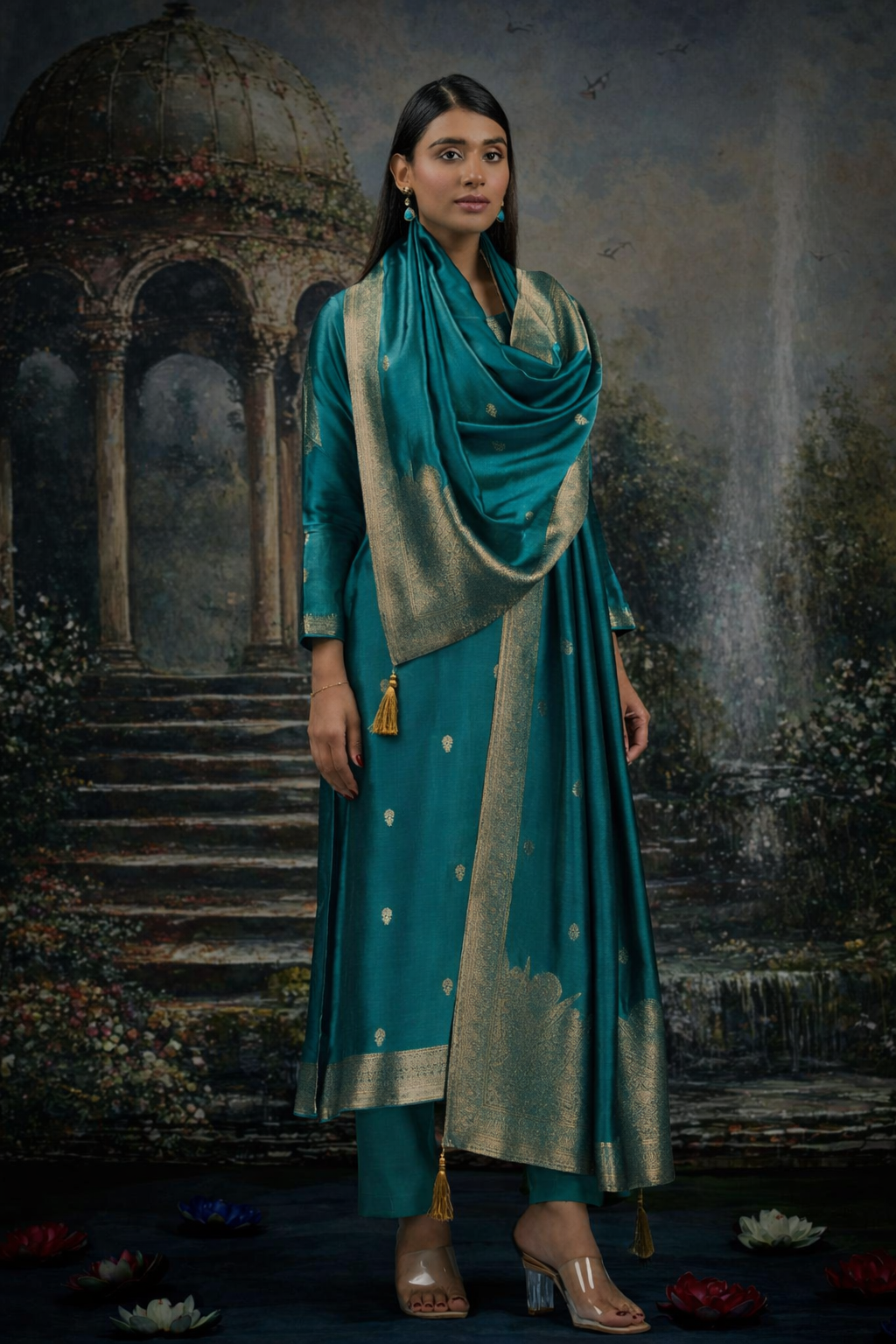 VRISA DESIGNER JACQUARD SILK PERFECTION | NE-1004