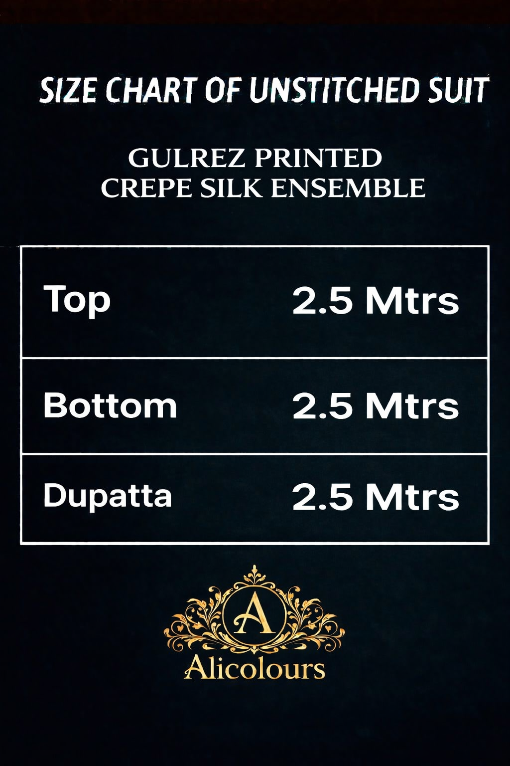 Gulrez Printed Crepe Silk Ensemble| 1002