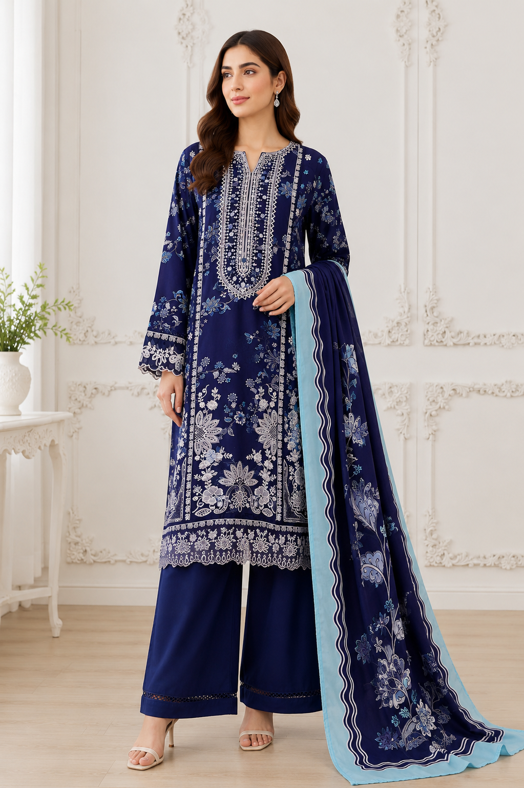 The Luxurious Lawn Edit | 6501