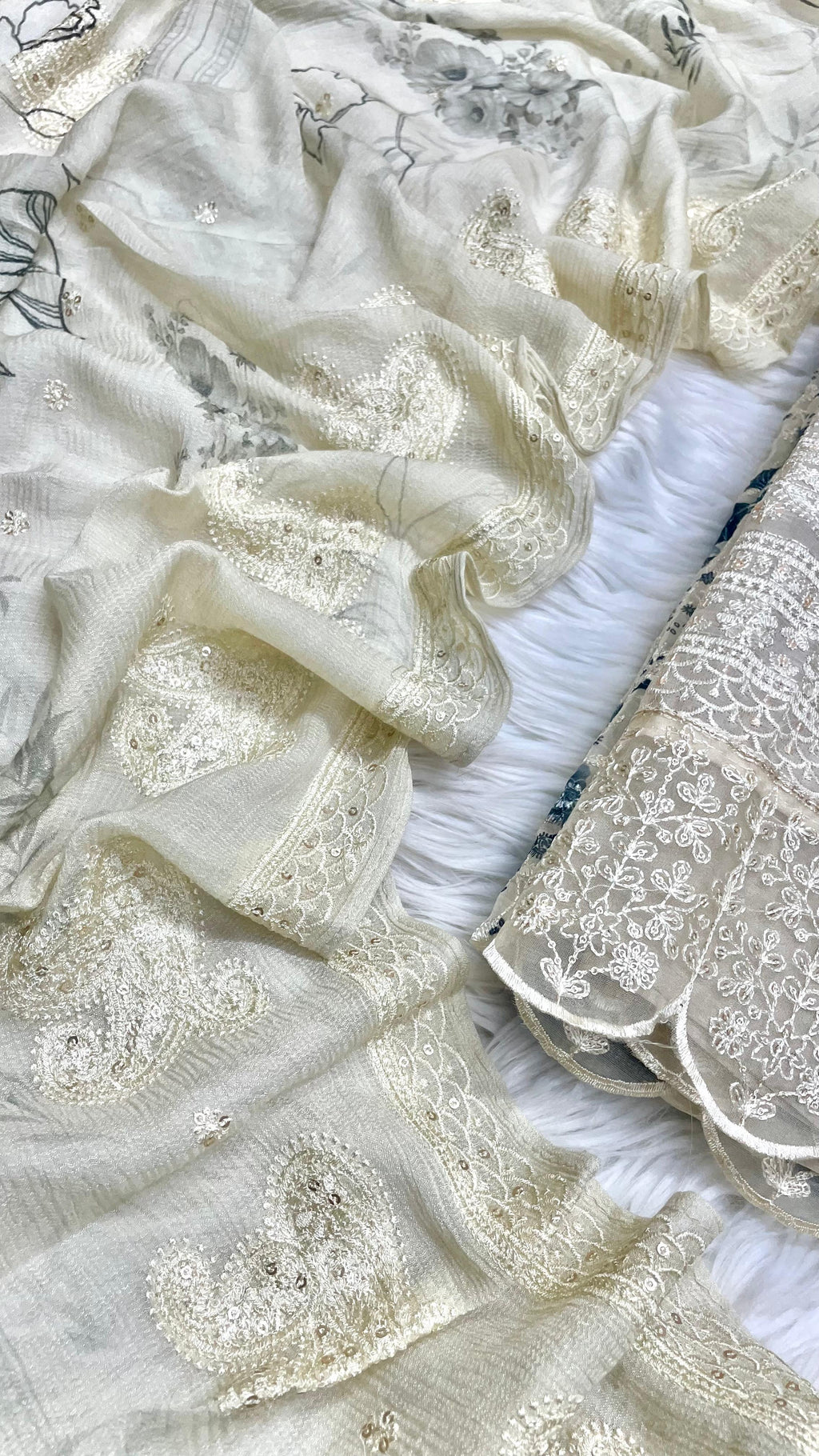 Monochrome Grace: Organza Edition